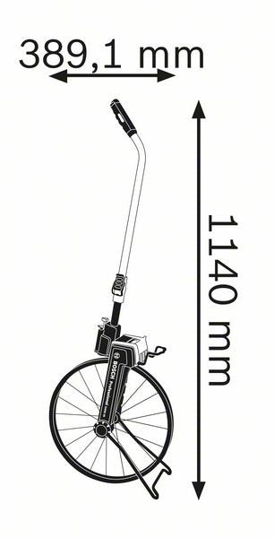 Bosch Rueda De Medición Gwm 40 Professional, Telémetro 601074100