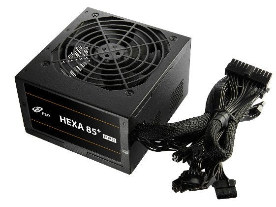 EAN 4713224522703 - FSP HEXA 85+ PRO 450W unidad de fuente de alimentación 24-pin ATX ATX Negro imagen 3