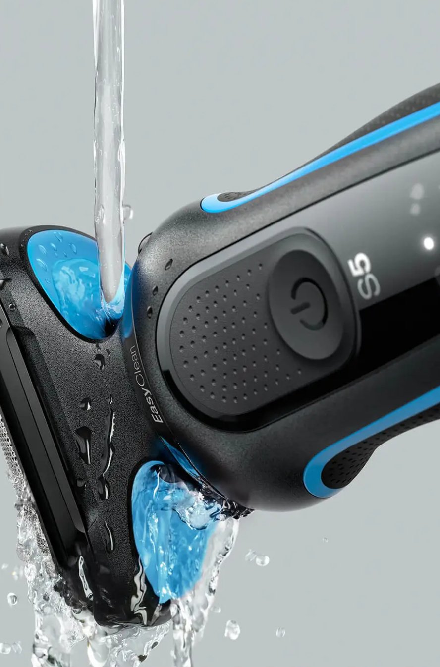 EAN 4210201432197 - Braun 51-B1000s Máquina de afeitar de láminas Negro, Azul imagen 2