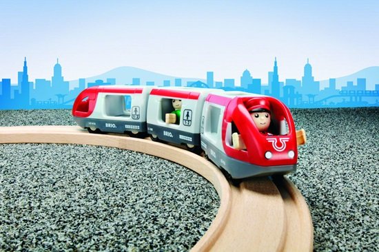 Brio World World Red Travel Train, Red/Weiss Play Vehicle 33505
