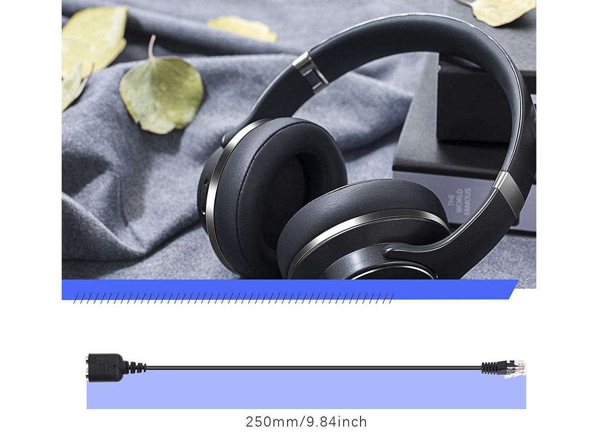 Equip 147944 Cable De Audio 0,25 M Rj-9 2 X 3.5mm Negro 25cm