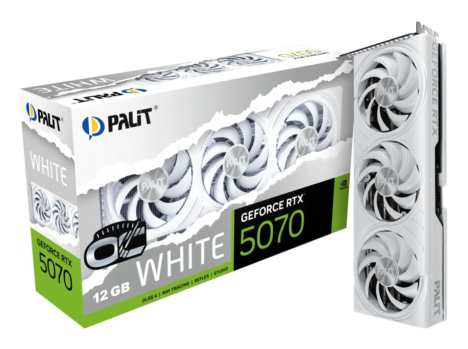 Palit Rtx5070 Blanco Oc 12gb Gddr7 Hdmi 3xdp