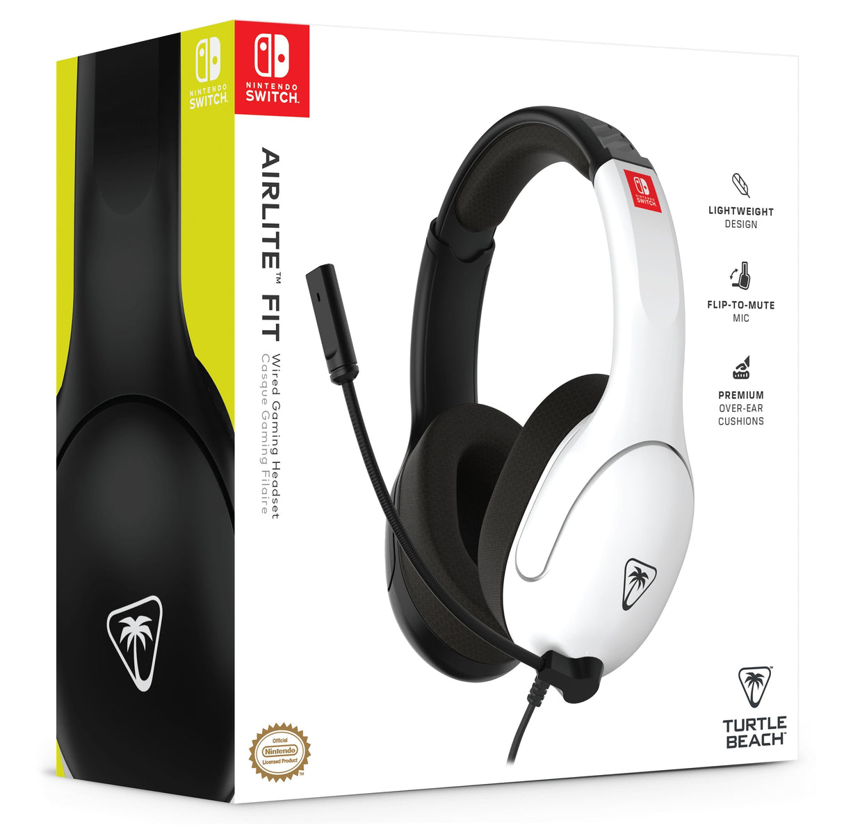 Auriculares Turtle Beach Airlite Fit Juego Negro, Blanco