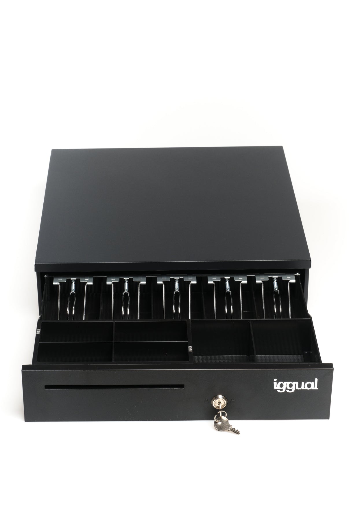 Iggual Cajón Portamonedas Iron-35 42cm 5+6 Negro