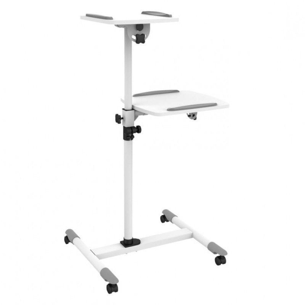 EAN 8057685309593 - Techly ICA-TB TPM-6 mueble y soporte para dispositivo multimedia Blanco Mesita con ruedas para multimedia imagen 4
