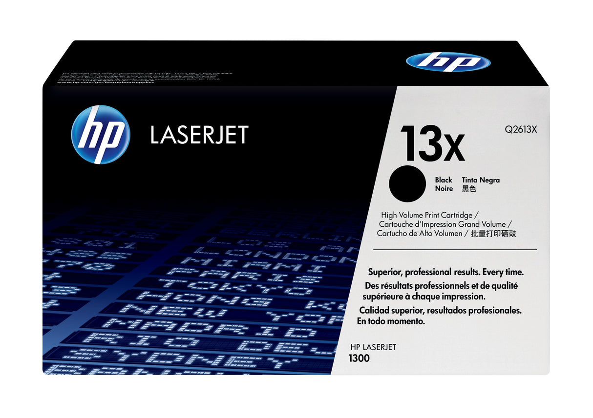 EAN 0735029211389 - HP 13X High Yield Black Original LaserJet Toner Cartridge cartucho de tóner 1 pieza(s) imagen 1