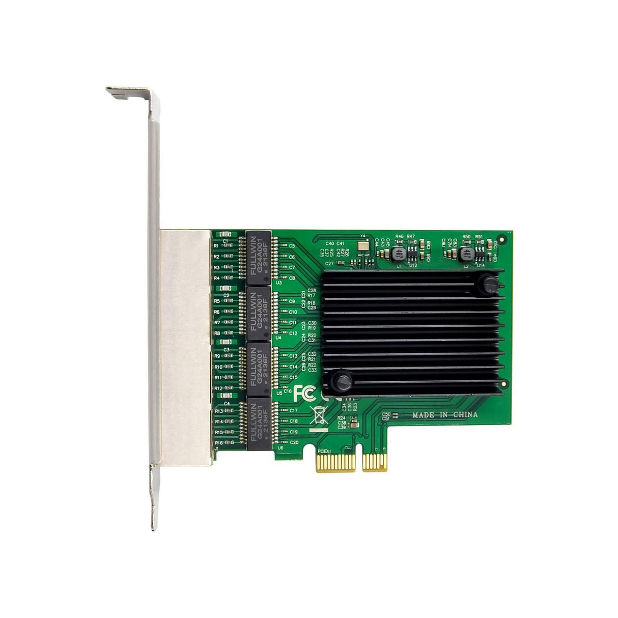 Network Card Pcie X1 Rtl8111f Quad-1g Rj45