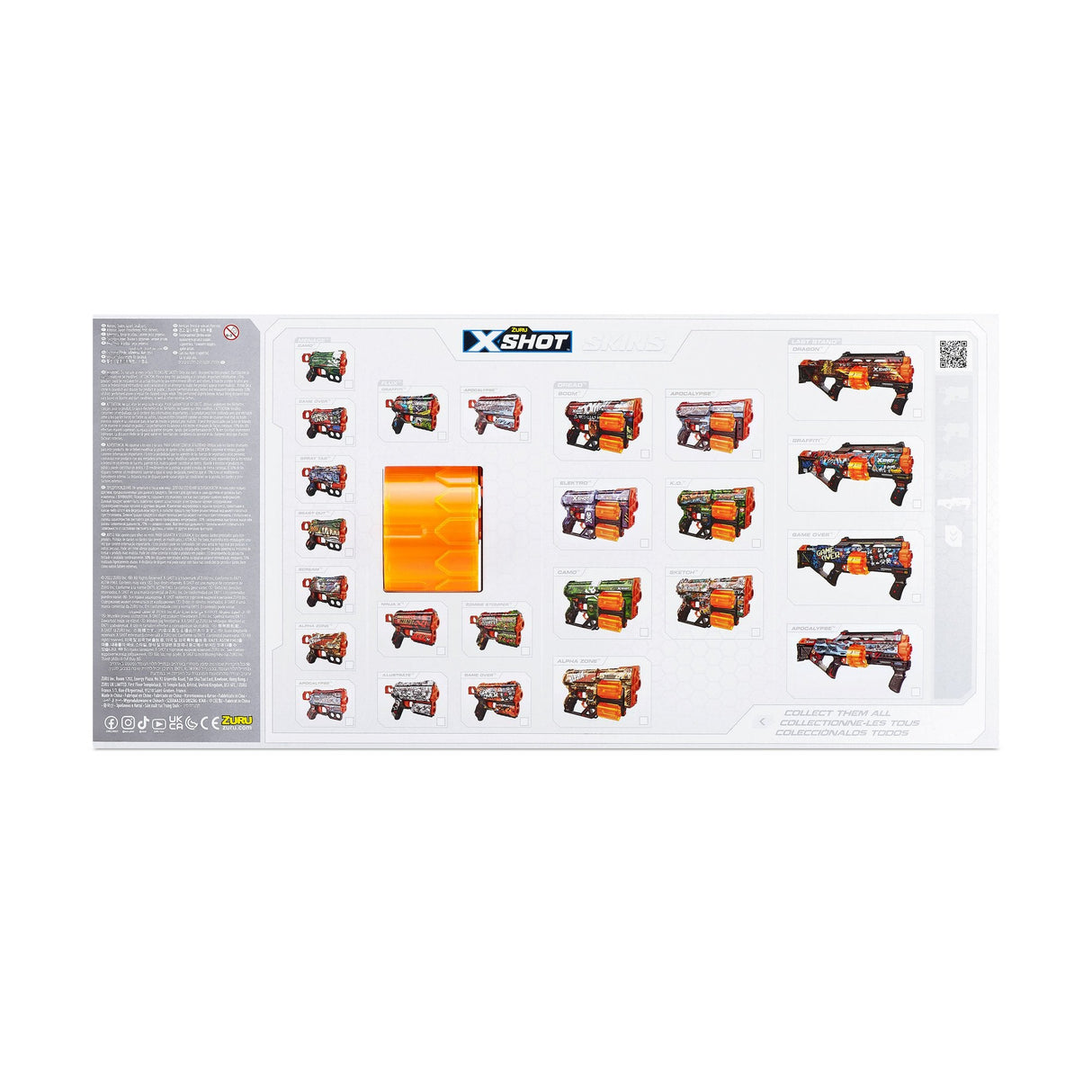 Lanzador Zuru X-Shot Skins - Last Stand Graffiti, 36518b