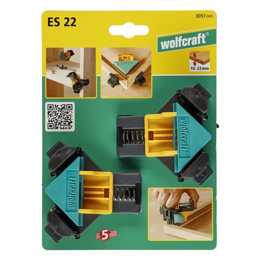 EAN 4006885305106 - wolfcraft GmbH ES 22 Sargento angular con escuadra de sujeción 2,2 cm Negro, Verde, Amarillo imagen 10