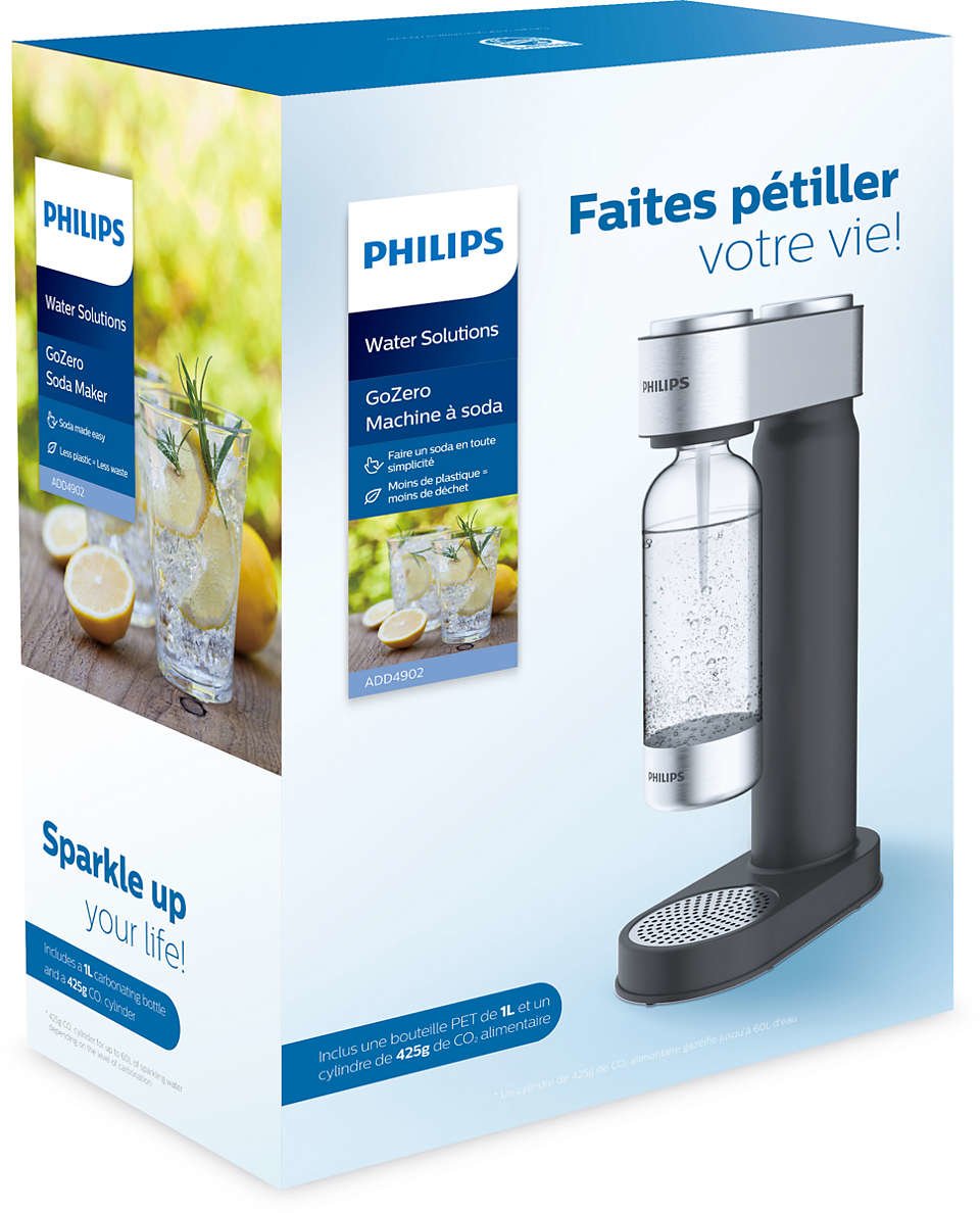 EAN 4897099302438 - Philips ADD4902BK/10 carbonatador Plástico Negro imagen 7
