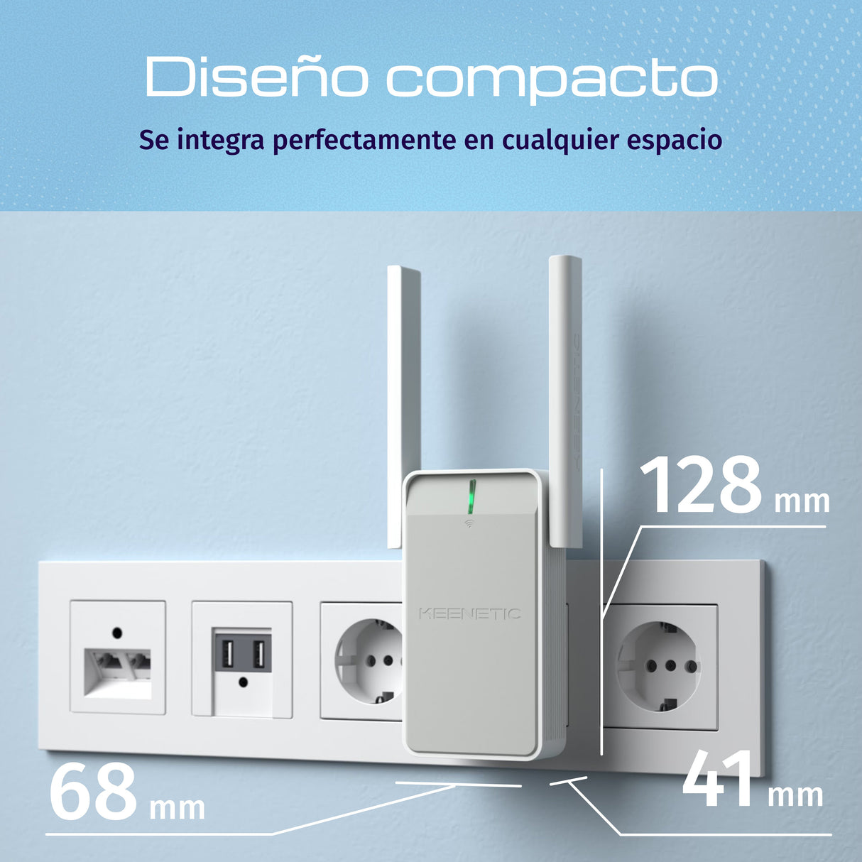 EAN 4897082922087 - Keenetic Buddy 5 (KN-3311) Repetidor de red Gris, Blanco 100 Mbit/s imagen 7