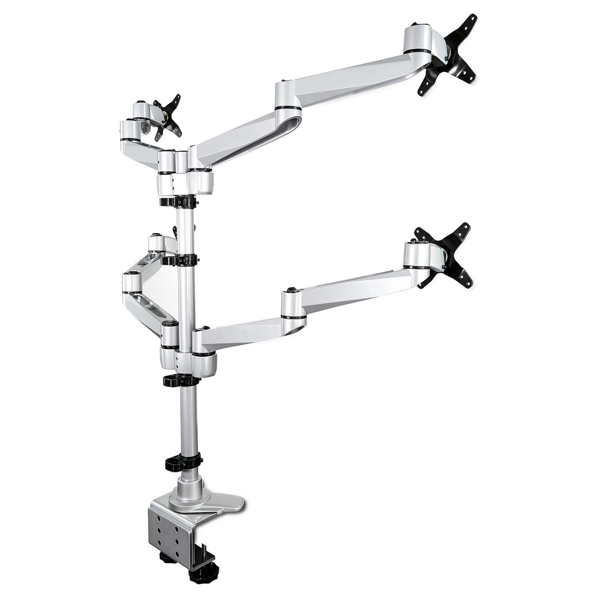 EAN 0065030881456 - StarTech.com ARMQUADPS soporte para monitor 68,6 cm (27") Escritorio Plata imagen 2