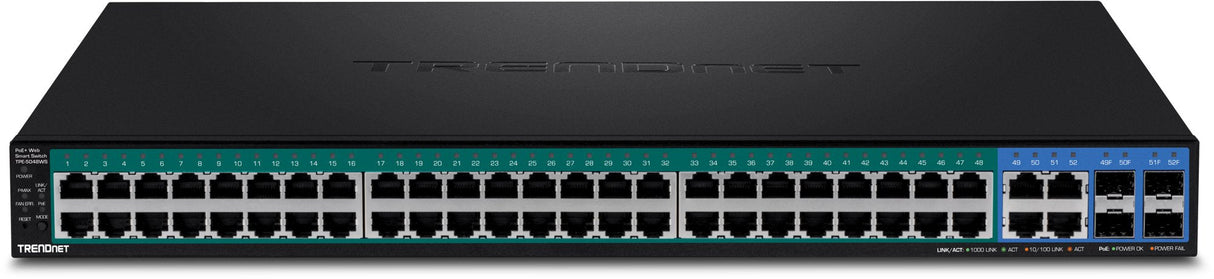EAN 0710931161168 - Trendnet TPE-5048WS switch Gestionado Gigabit Ethernet (10/100/1000) Energía sobre Ethernet (PoE) 1U Negr imagen 2