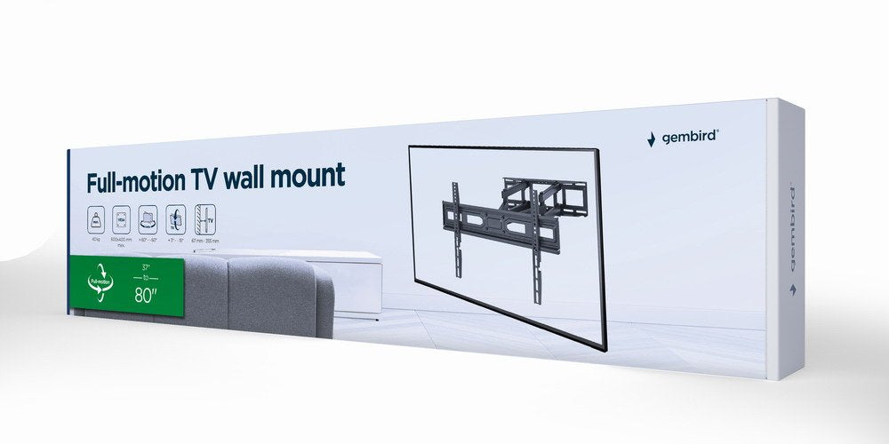 EAN 8716309127783 - Gembird WM-80ST-03 soporte para TV 2,03 m (80") Negro imagen 13