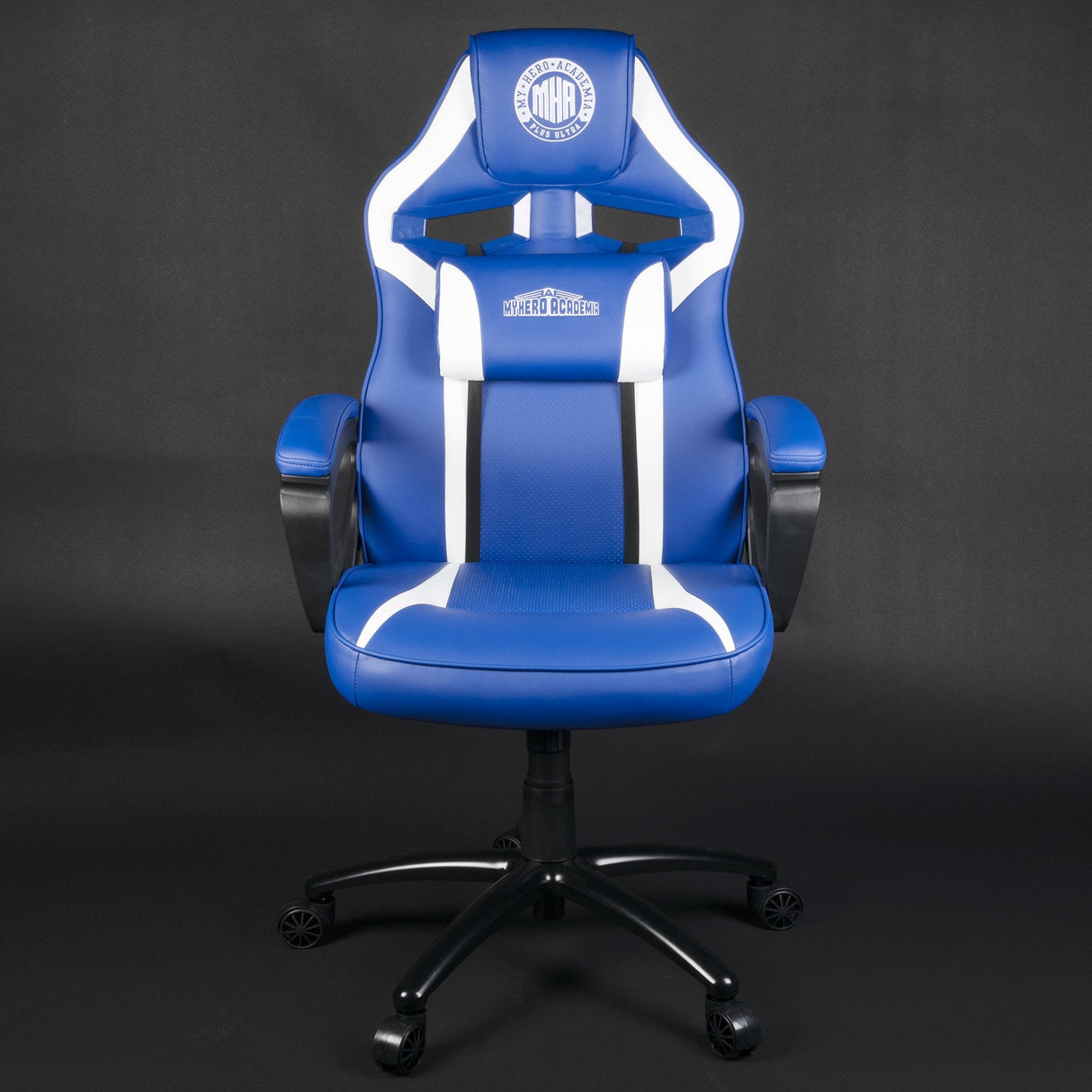 Silla Gamer Konix Mha Gran Comodidad Y Ergonomia Inclinacion Hasta 15º Color Azul Y Blanco Kon Chair Mha