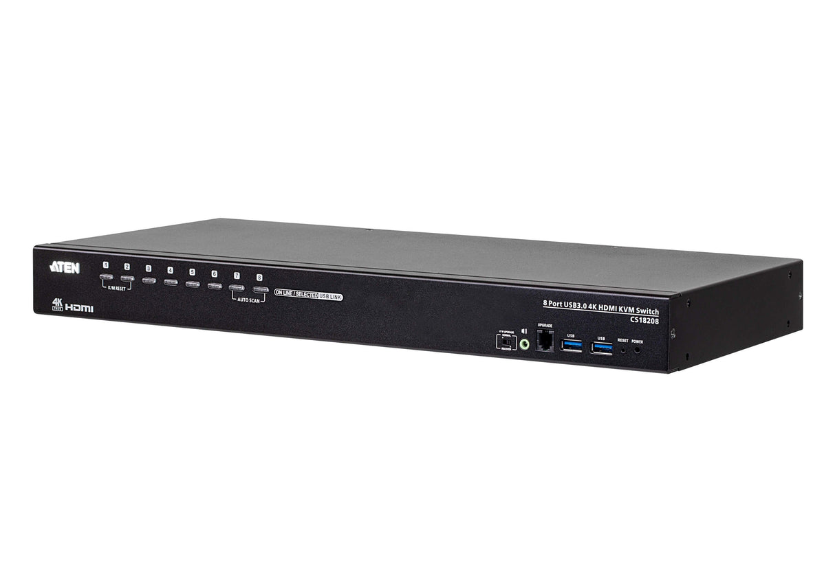 EAN 4710469340697 - ATEN CS18208-AT-G interruptor KVM Negro imagen 1