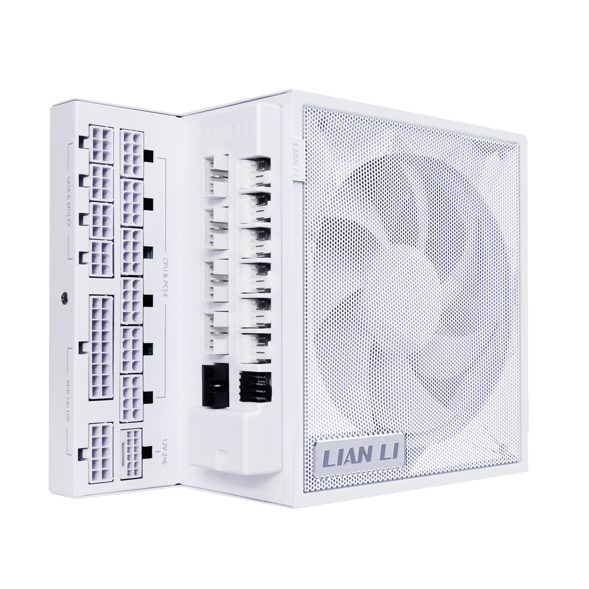 EAN 4718466017123 - Lian Li EG1200G unidad de fuente de alimentación 1200 W 24-pin ATX SFX Blanco imagen 6