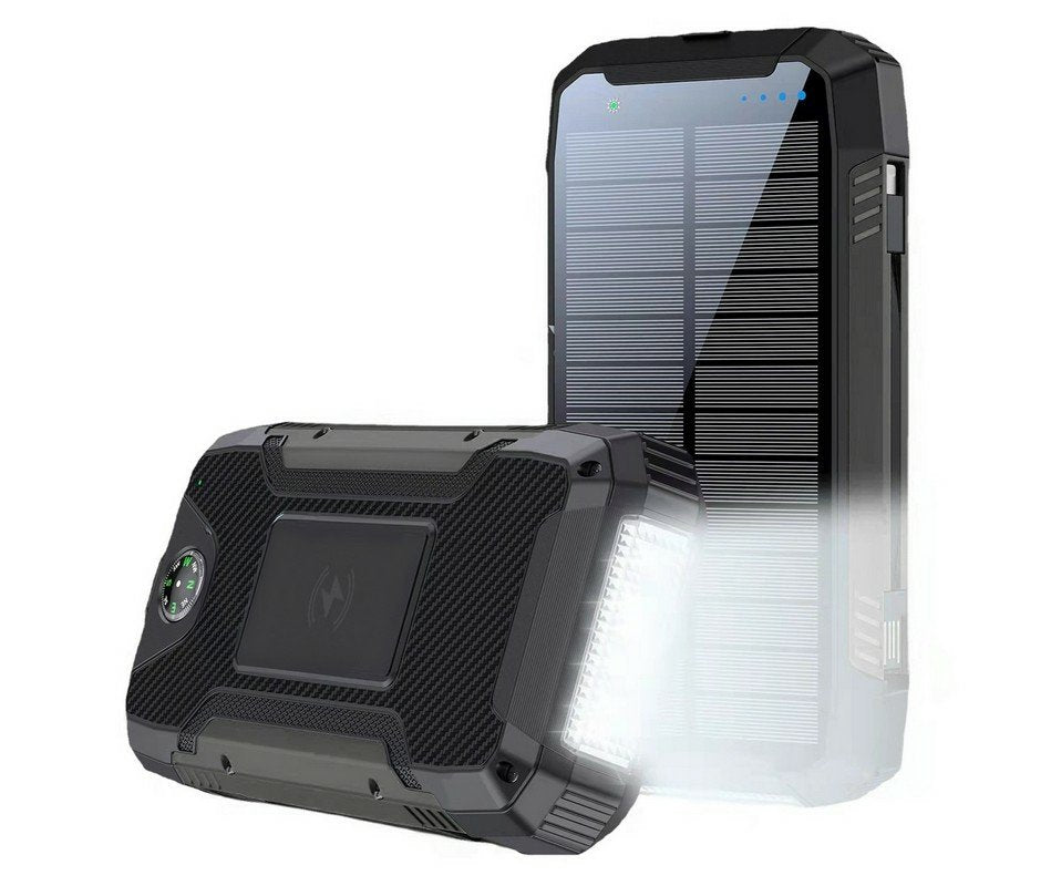 Powerneed S20000q Cargador De Dispositivo Móvil Universal Negro Lightning, Solar, Usb Cargador Inalámbrico Carga Rápida Exterior