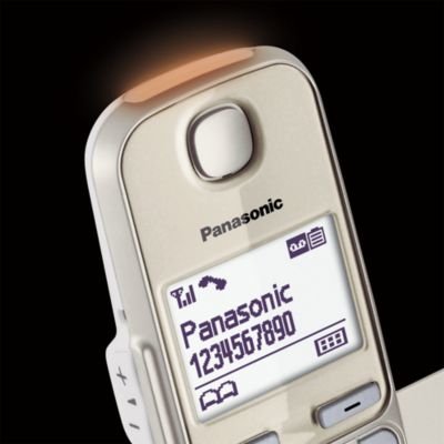 EAN 5025232915798 - Panasonic KX-TGE262GN teléfono Teléfono DECT Identificador de llamadas Champán imagen 5