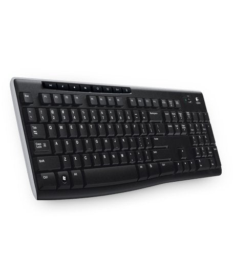 Teclado Checo Logitech K270 Rf Inalámbrico Qwertz Negro