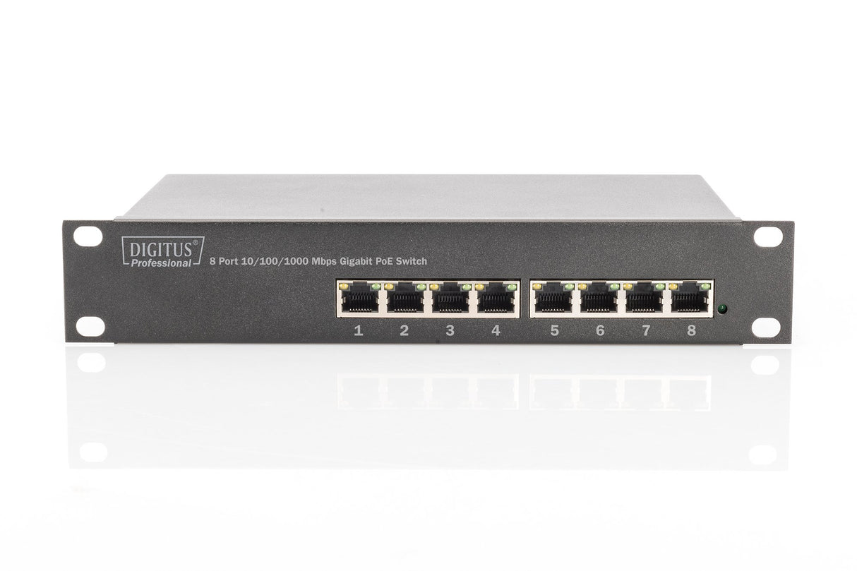 EAN 4016032441038 - Digitus DN-95317 switch No administrado Gigabit Ethernet (10/100/1000) Energía sobre Ethernet (PoE) Gris imagen 3