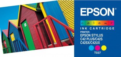 Cartucho Original Epson T037040 Tricolor - C13t037040 Ml-25pag-150