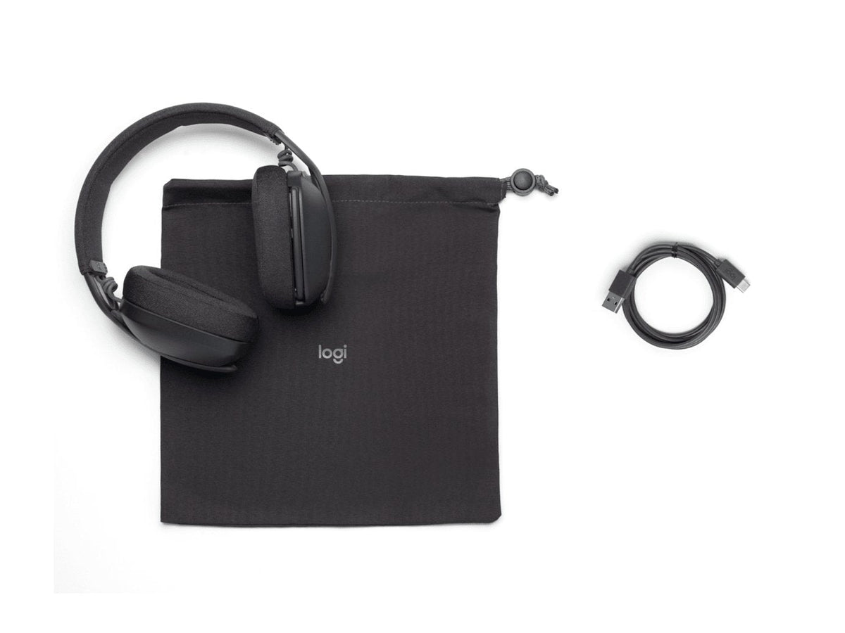 Logitech Zone Vibe Wireless Auricular Tamaño Completo Bluetooth Inalámbrico Aislamiento De Ruido Grafito Certificado Para Equipos De Microsoft