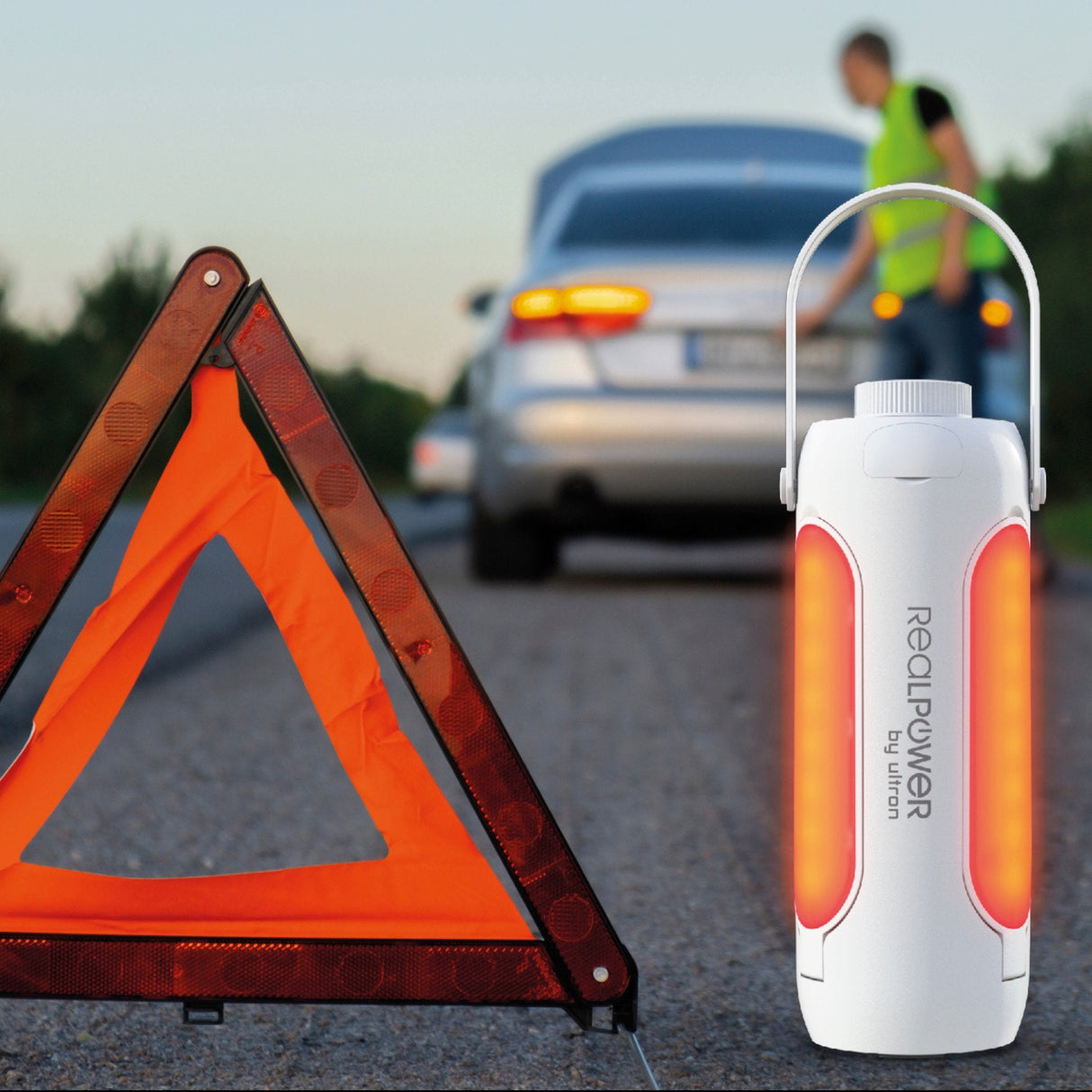 Realpower Outdoor Led-Lampe Ol-6000,6.000 Mah,Solar,Flashlig