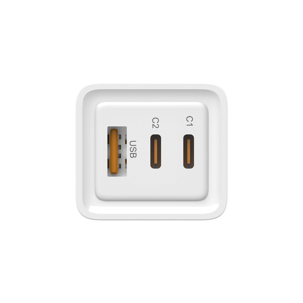 Cargador De Pared Leotec Lecsph65w3w 2xusb Tipo-C 1xusb 65w