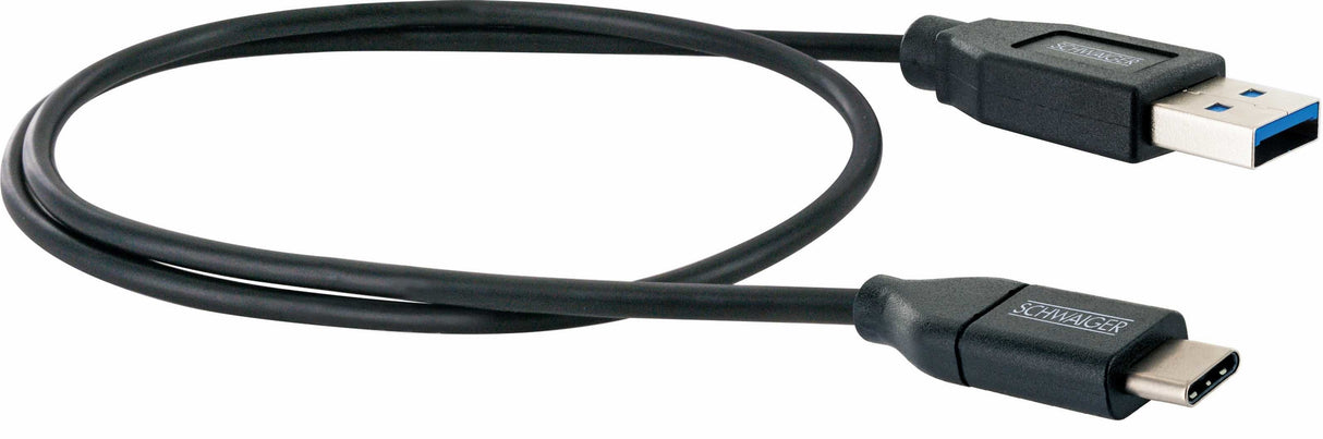 Schwaiger Cable Usb 3.0 A -> Conector Usb 3.1 C, 0.50m Negro