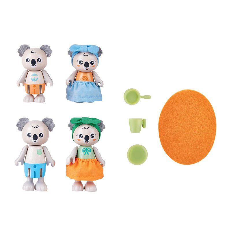 Figura De Juguete De La Familia Hape Koala E3528