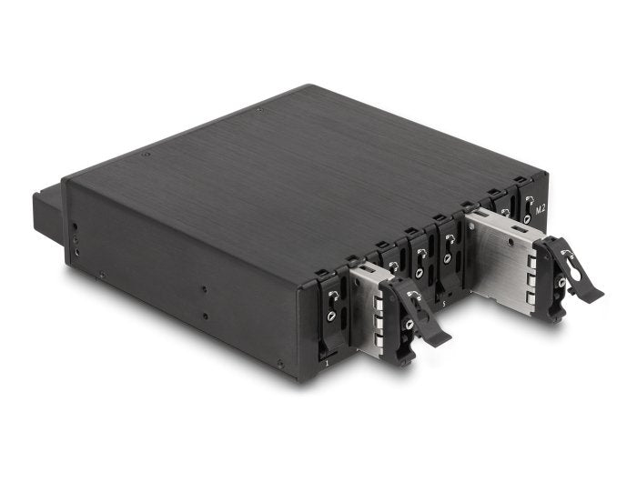 Delock 47129 Rack Móvil De 5.25" Para 8 X Ssd M.2 Nvme Con Conector Sas Sff-8654 Delgado