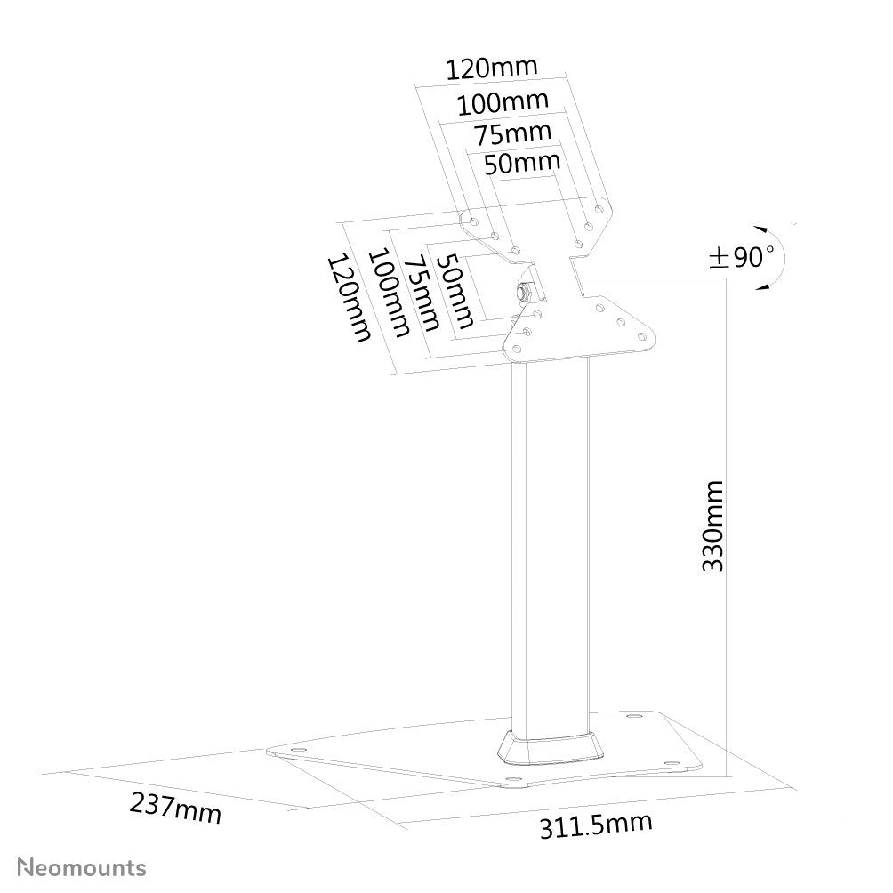 Newstar Soporte De Escritorio Para Monitor