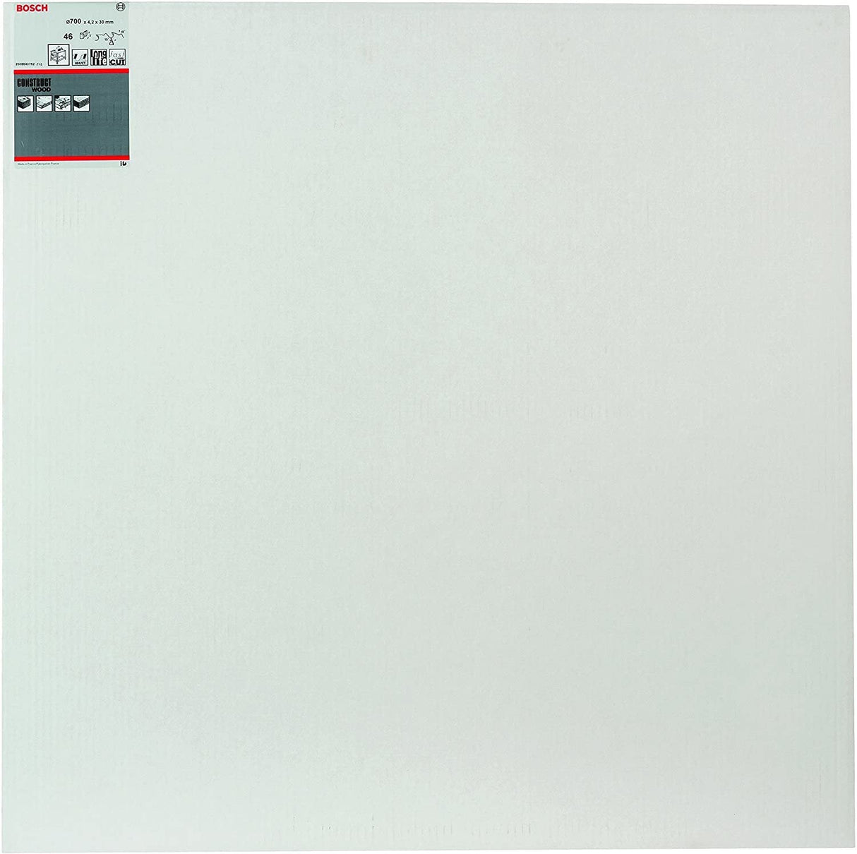 Hoja De Sierra Circular Bosch Construct Wood, Ø 700 Mm, 46 Porciones (Diámetro 30 Mm, Para Sierras De Mesa) 46z 2608640762