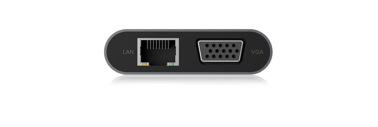 EAN 4250078168966 - ICY BOX IB-DK4040-CPD Alámbrico USB 3.2 Gen 1 (3.1 Gen 1) Type-C Antracita, Negro imagen 3