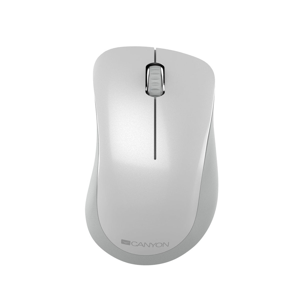 Canyon Mw-11, 2.4 Ghz Wireless Mouse ,With 3 Buttons, Dpi 1200, Battery:Aaa*2pcs ,Pearl Blanco Grey67*109*38mm 0.063kg