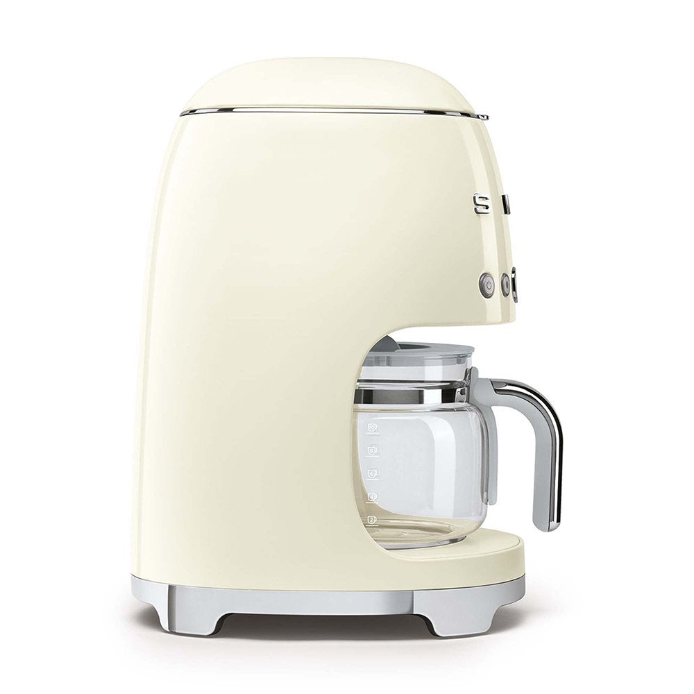 Cafetera De Goteo Smeg Dcf02creu 1,4 L, 1050 W, Color Crema