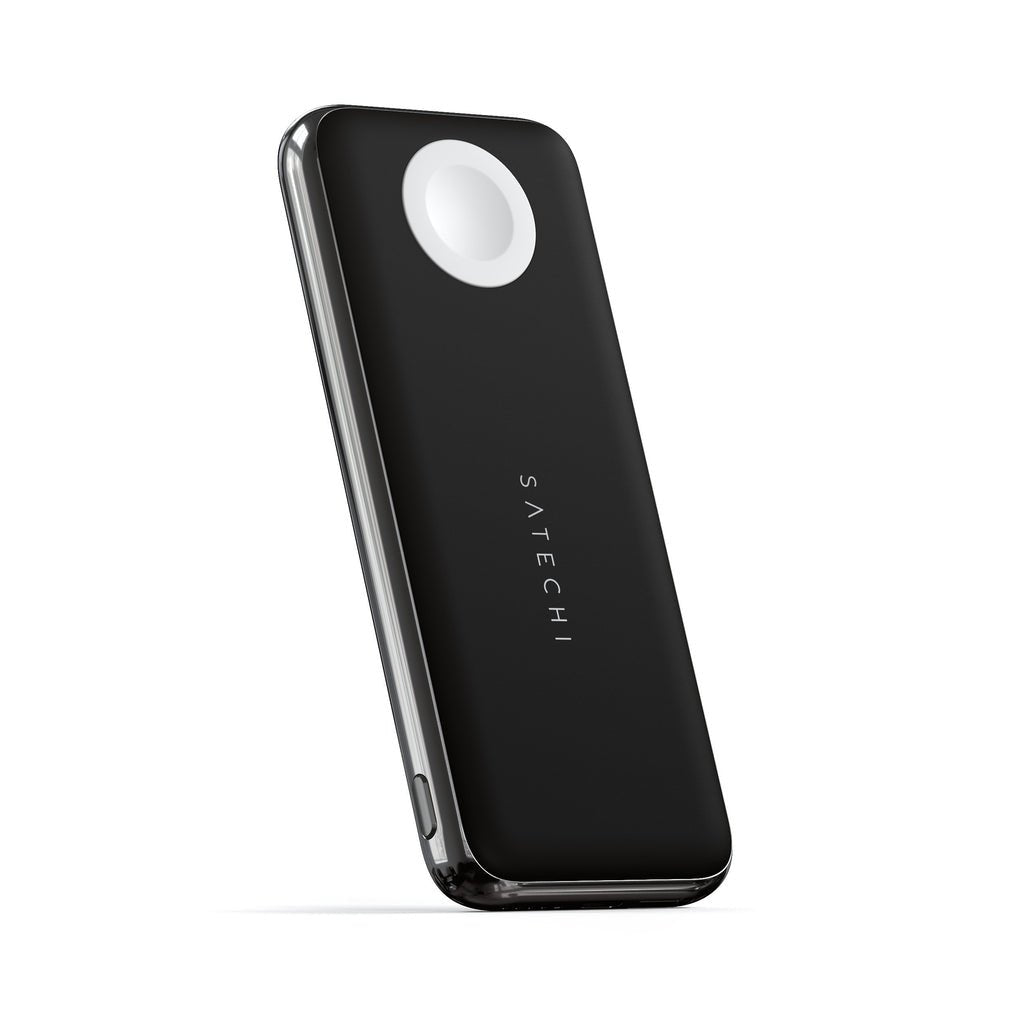 Satechi Quatro Wireless Qi 10000 Mah (Usb-C Pd, Usb-A) Negro