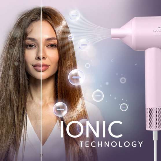 Eta Fenité Pastels Eta831990000 Hair Dryer, Ionization Function, Led Display, Light Pink