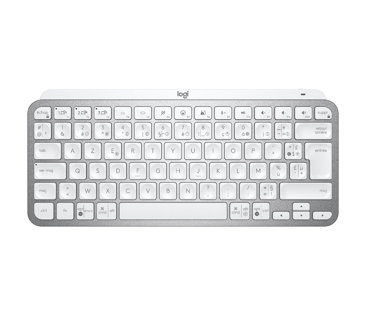 EAN 5099206098879 - Logitech Master MX Keys Mini teclado Oficina RF Wireless + Bluetooth AZERTY Francés Gris imagen 1