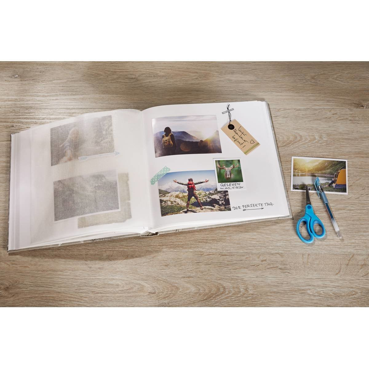 EAN 4004122023790 - Walther Design FA-260-L álbum de foto y protector Azul 60 hojas Encuadernación de tapa dura imagen 2