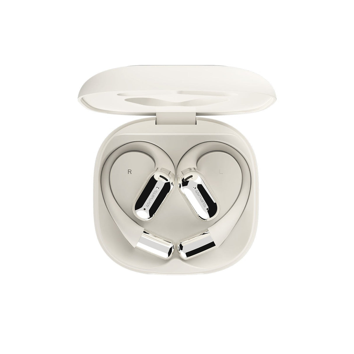 4smarts Open-Ear Azultooth Kopfhrer Skybuds Ai Screen, Beige