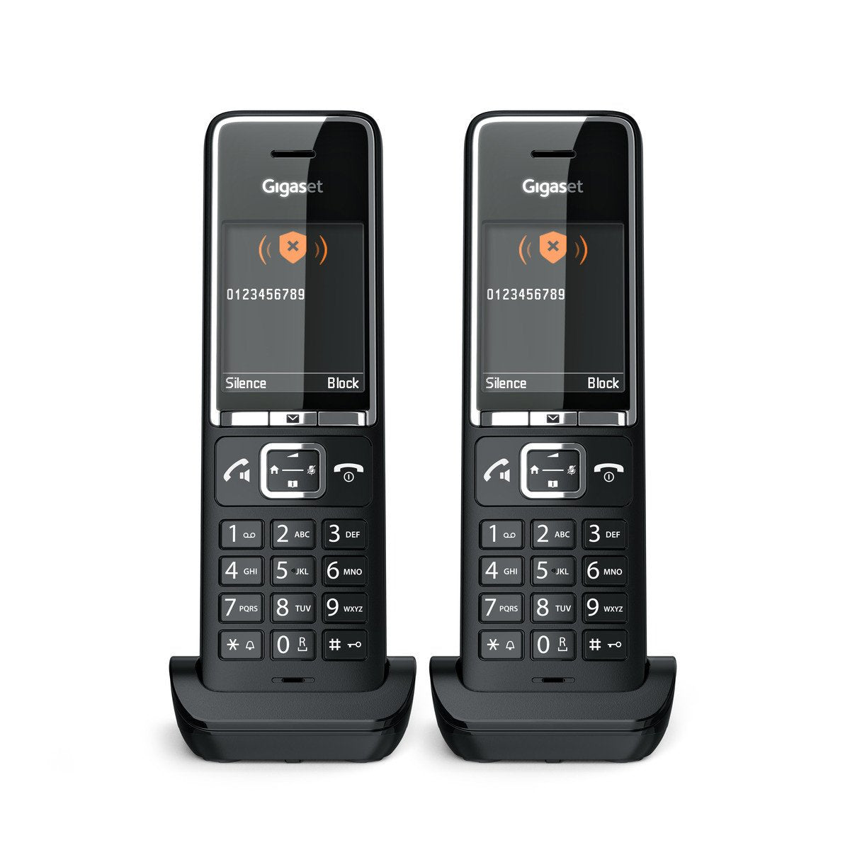 Telefono Gigaset Comfort 550hx Duo Black/Chrome