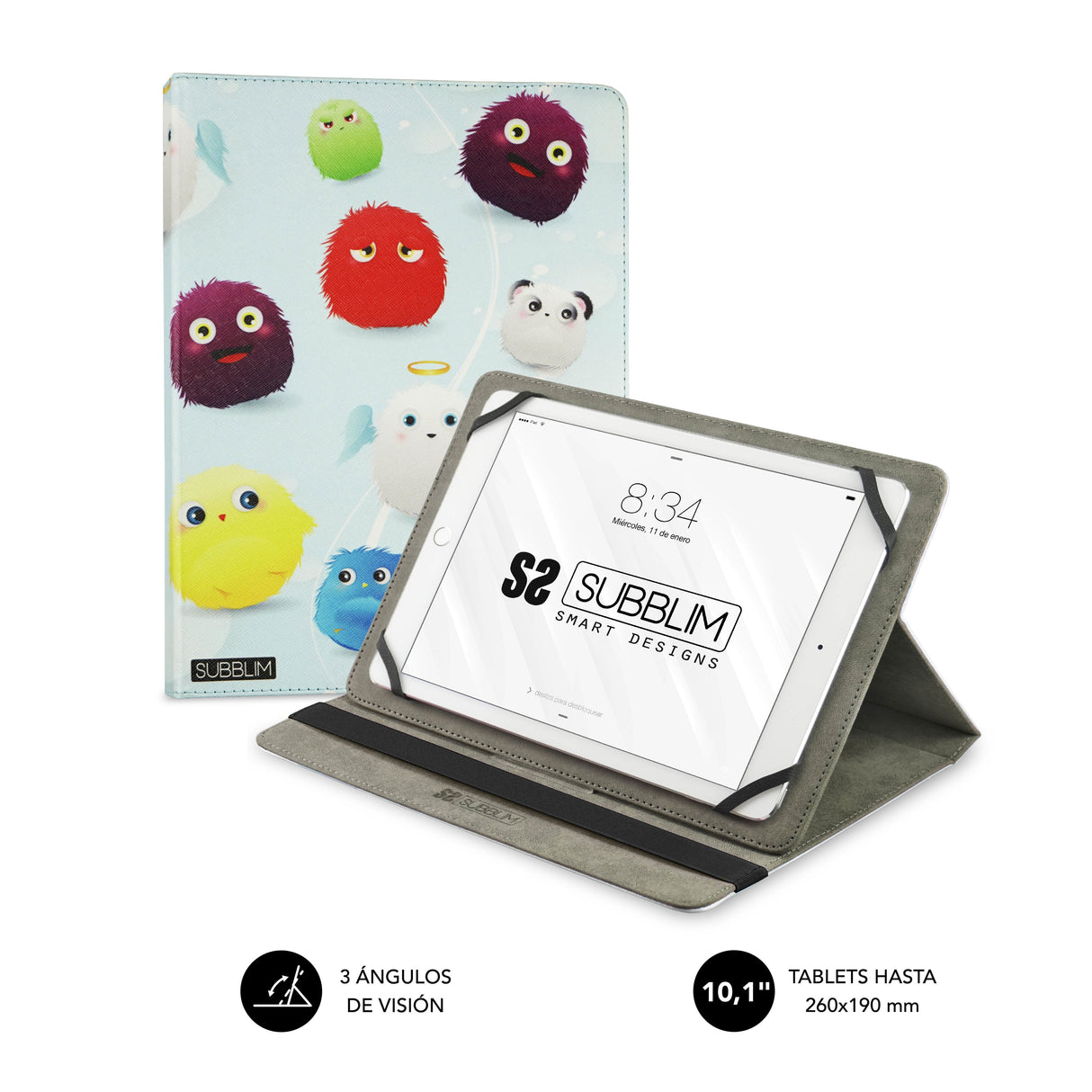 EAN 8436586740931 - SUBBLIM SUB-CUT-4TC001 funda para tablet 25,6 cm (10.1") Folio imagen 1