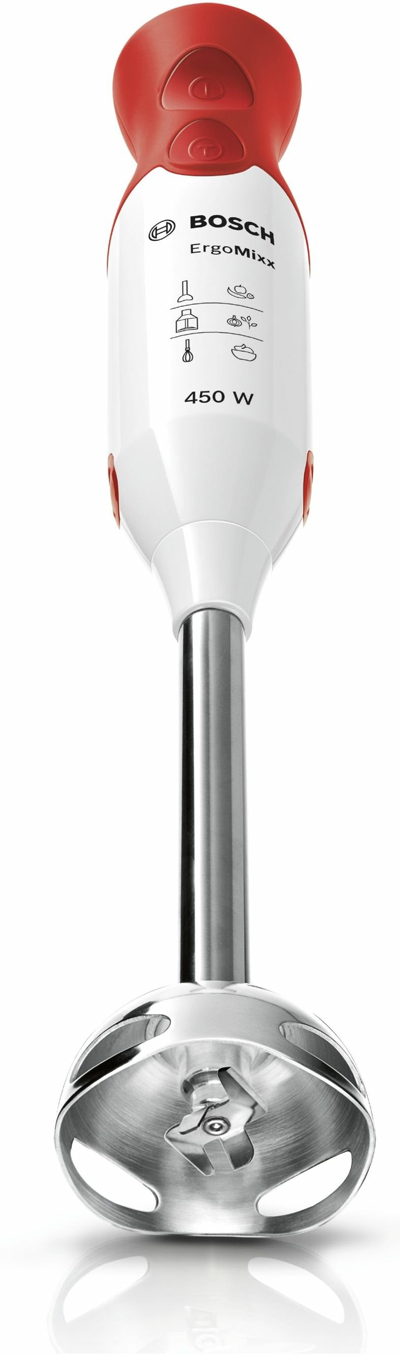 EAN 4242002678139 - Bosch MSM64110 licuadora Batidora de inmersión 450 W Rojo, Blanco imagen 3