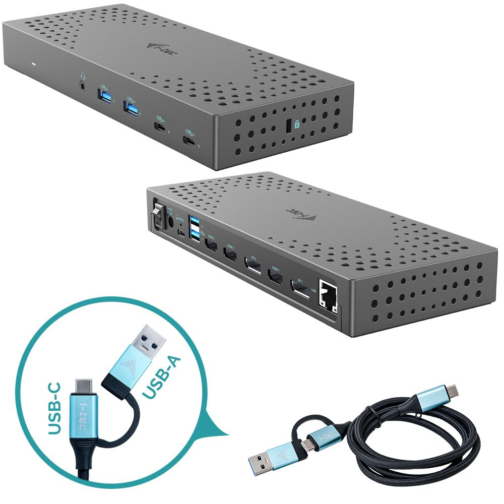 EAN 8595611706073 - i-tec CATRIPLE4KDOCKPD2 base para portátil y replicador de puertos Alámbrico USB 3.2 Gen 2 (3.1 Gen 2) Ty imagen 1