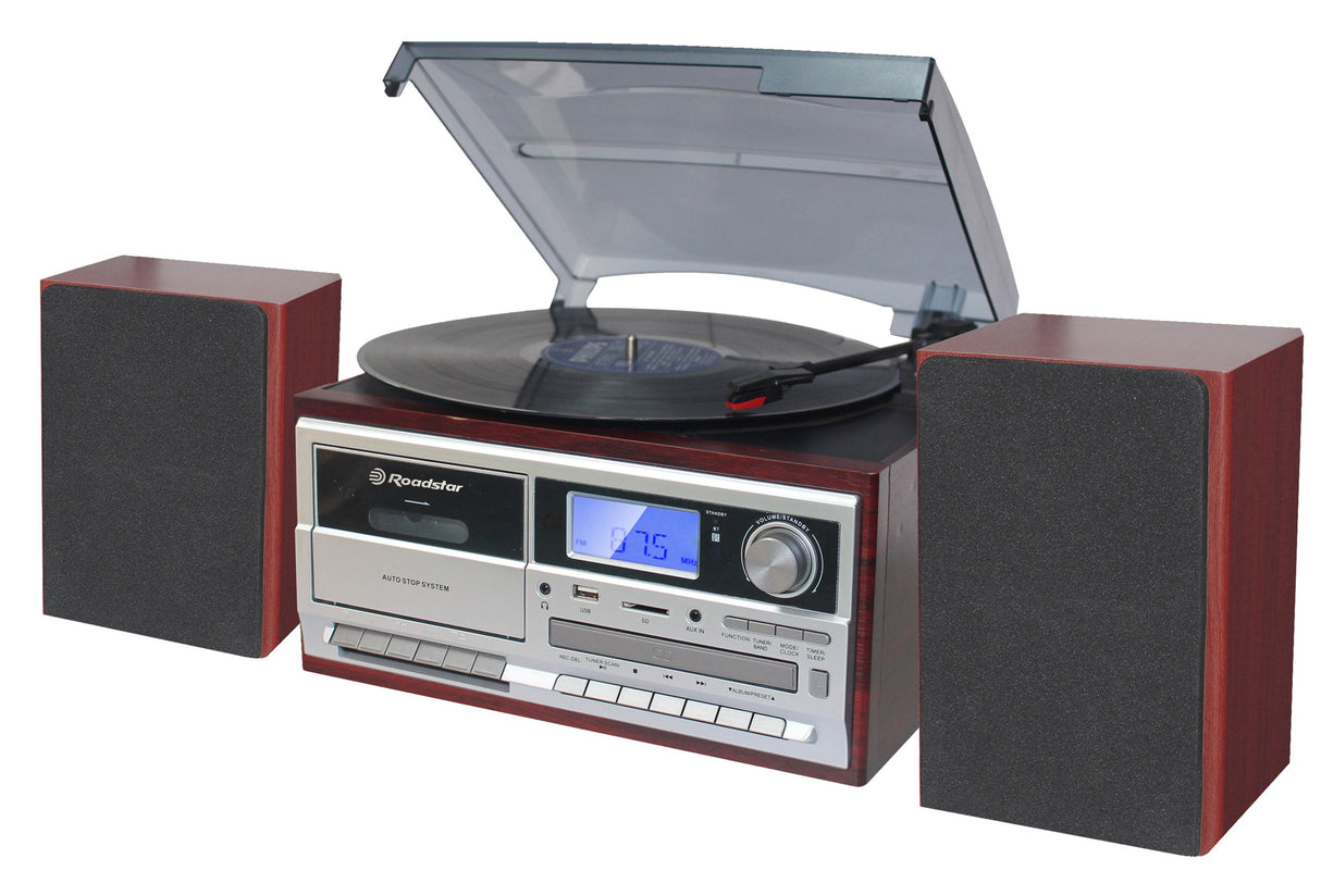 EAN 7621800032850 - Roadstar HIF-8892EBT sistema de audio para el hogar 8 W Cereza (fruta), Plata, Madera imagen 1