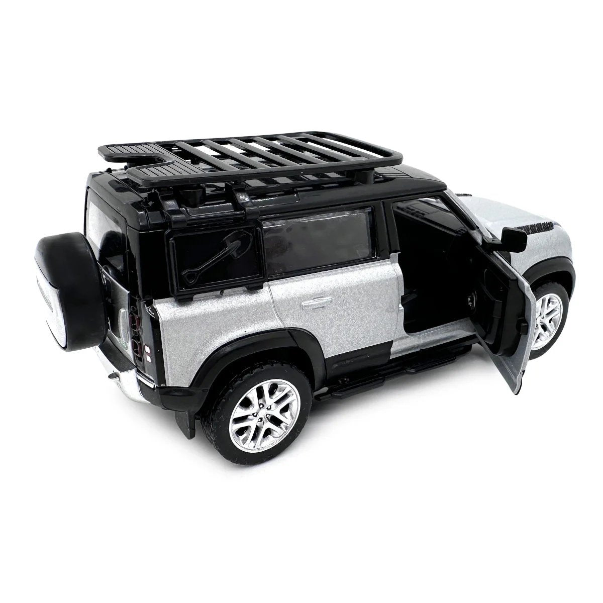 Jamara Land Rover Defender 1:43 2in1 Plata 3+