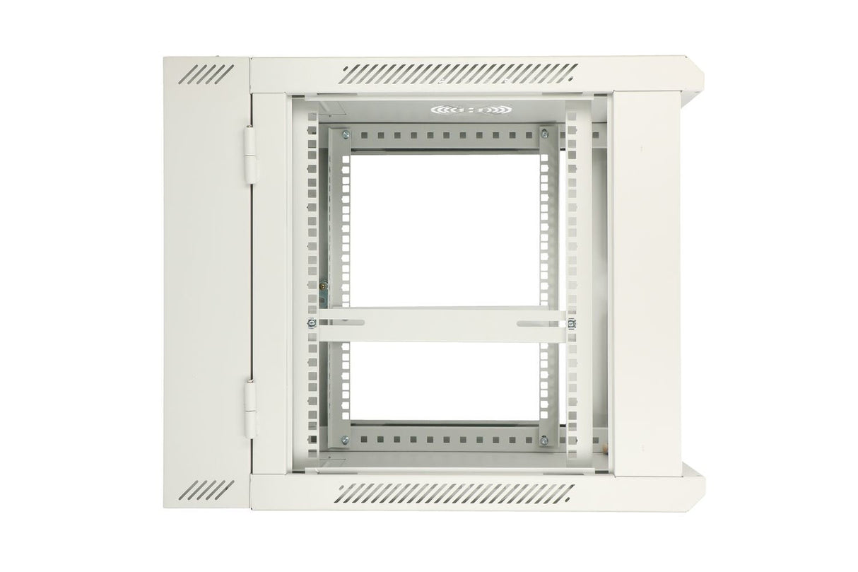 Extralink 9u 600x600 Azh Gris Armario Rackmount Montaje En La Pared, Tipo Swing