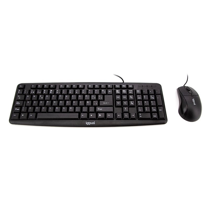 EAN 8435364316795 - iggual COM-CK-BASIC teclado Ratón incluido Universal USB QWERTY Español Negro imagen 1